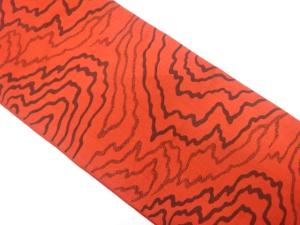 抽象模様織り出し　袋帯